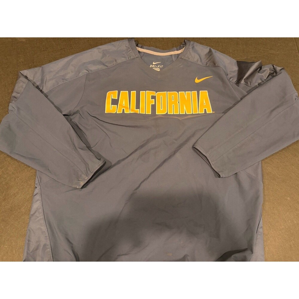 Rare VTG California Golden Bears Nike Dri-Fit Pullover Men XXL Long Sleeve 2XL
